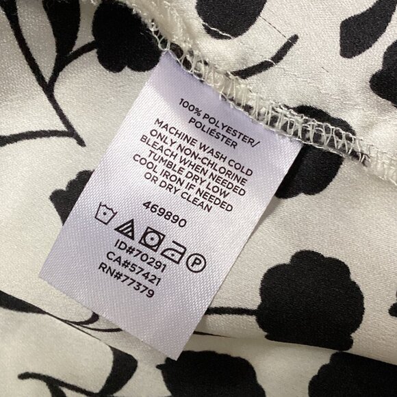 Ann Taylor Black and White Top - Size L - Picture 3 of 3